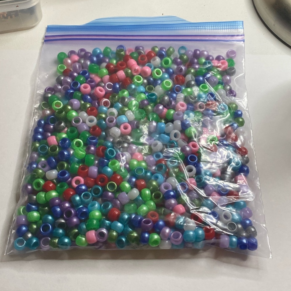 Mixed pony beads